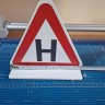 Набір магнітних знаків для навчального авто 5 шт(2 білі н) Набір магнітних знаків для навчального авто 5 шт(2 білі н)