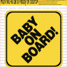НАЛІПКА НА АВТОМОБІЛЬ "BABY ON BOARD"