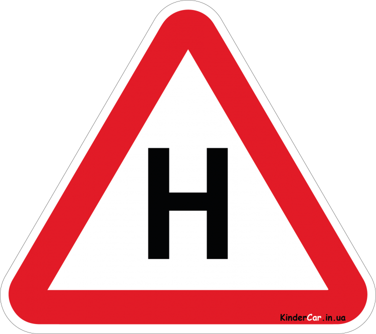 ЗНАК БУКВА "Н" НА НАВЧАЛЬНЕ АВТО МАГНІТНИЙ,ЗЙОМНИЙ