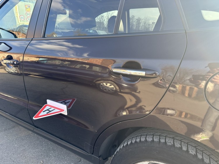 НАБІР ЗНАКІВ ДЛЯ НАВЧАЛЬНОГО АВТО 5 ШТ 2 ВЕЛИКИХ ТРИКУТНИКА МАГНІТНІ