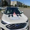 Набір магнітних знаків для навчального авто 5 шт(2 чорні н)